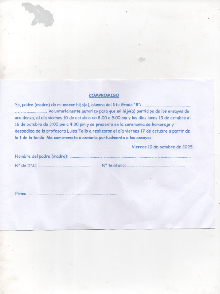 Compromiso | PDF
