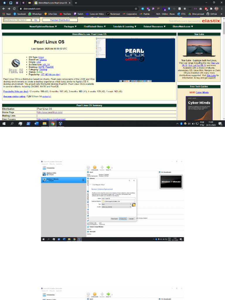 Intalação Linux VM | PDF