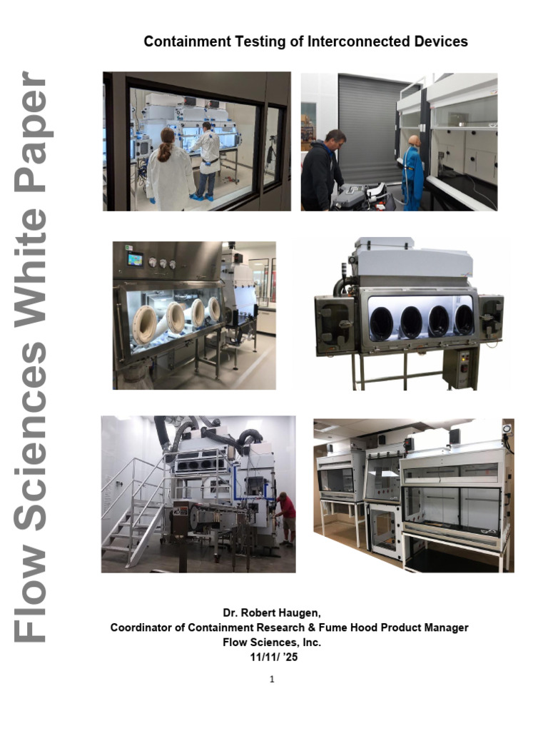 Containment Testing for Lab Devices | PDF | Laboratories | Intelligence ...