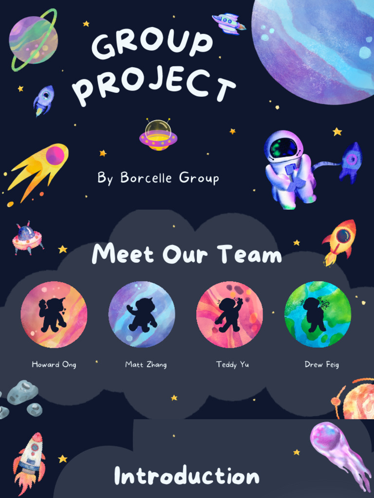 Black Blue Cute Playful Group Project Presentation | PDF | Ciências ...