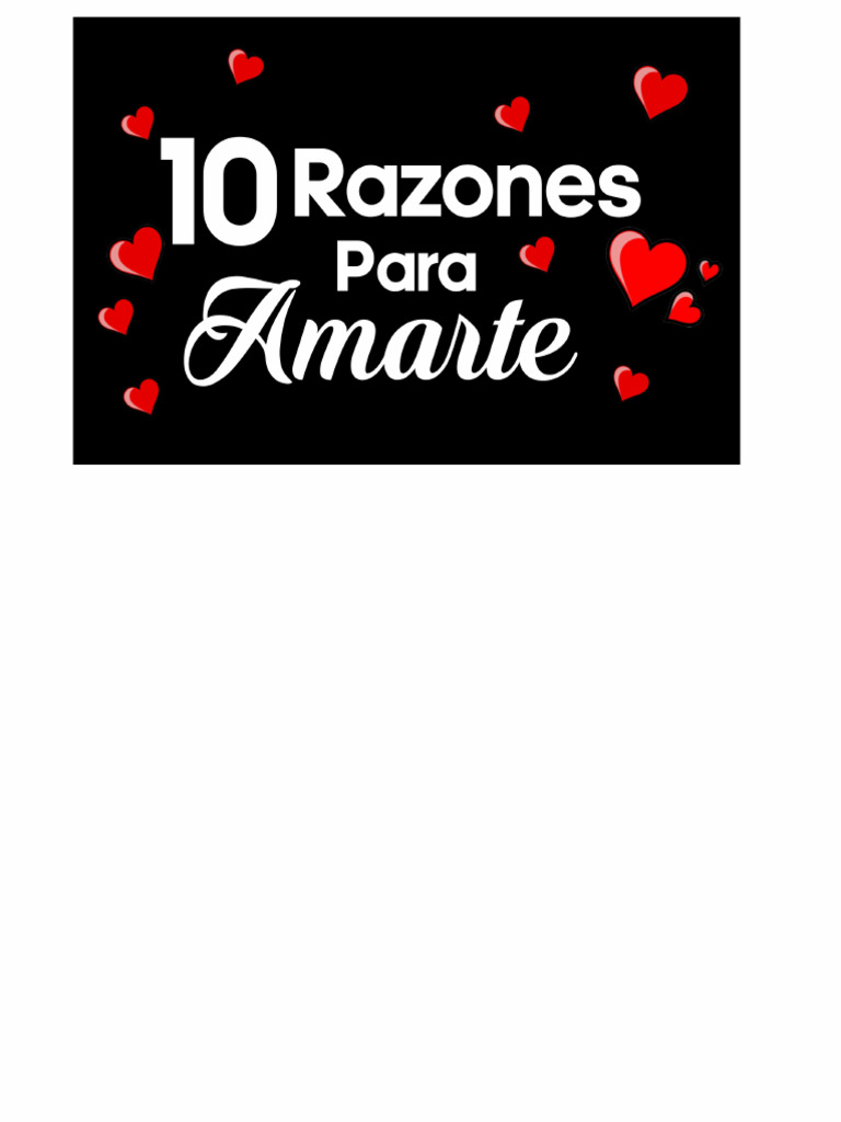 10 Razones Para Amarte Portada | PDF