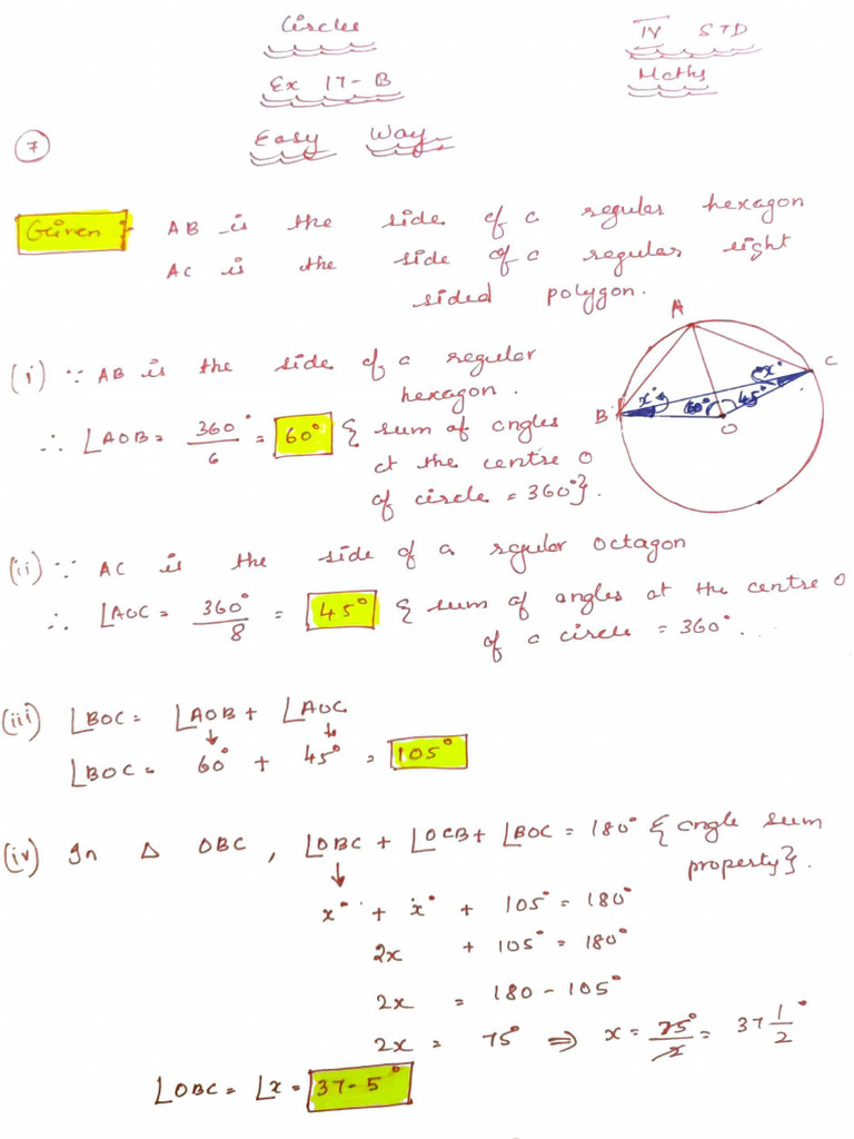 9th Circles17 B 7th Solution | PDF