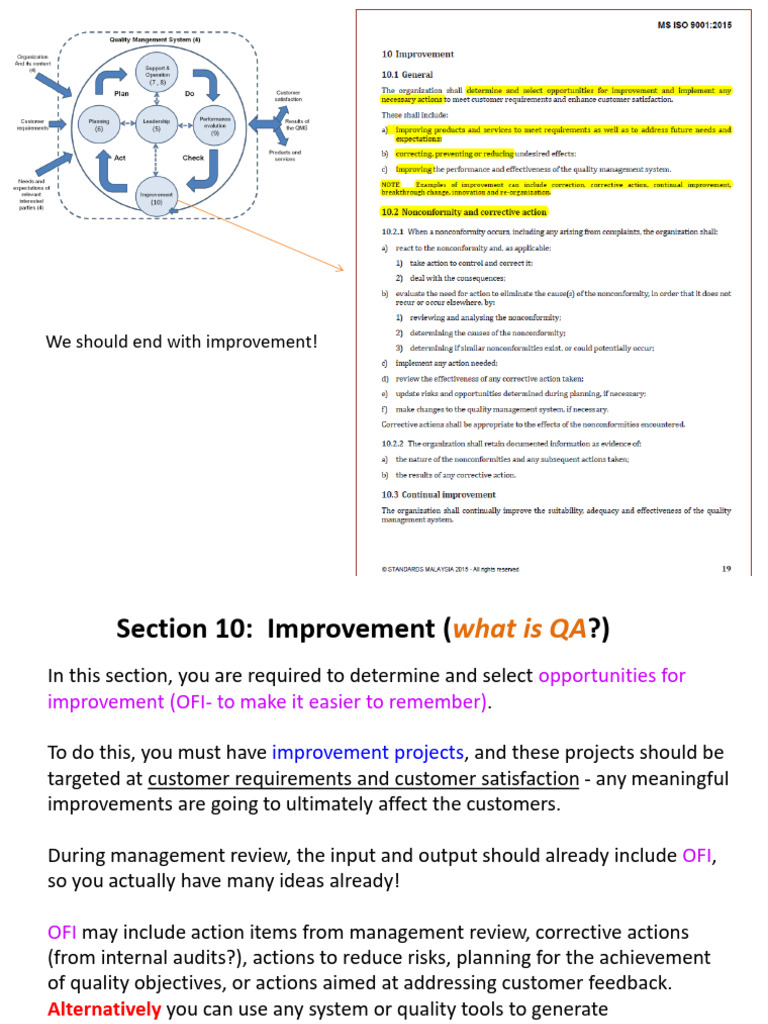 Quality Improvement Strategies and Actions | PDF | Risk | Business
