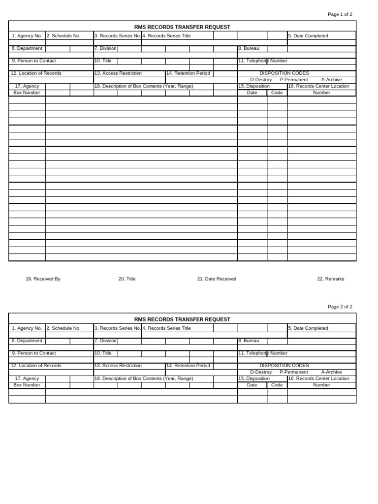 RMS Records Transfer Request Form | PDF | Chess Theory | Chess