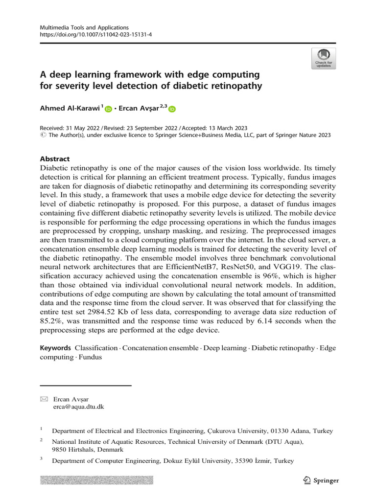 Deep Learning for Diabetic Retinopathy Detection | PDF | Deep Learning ...