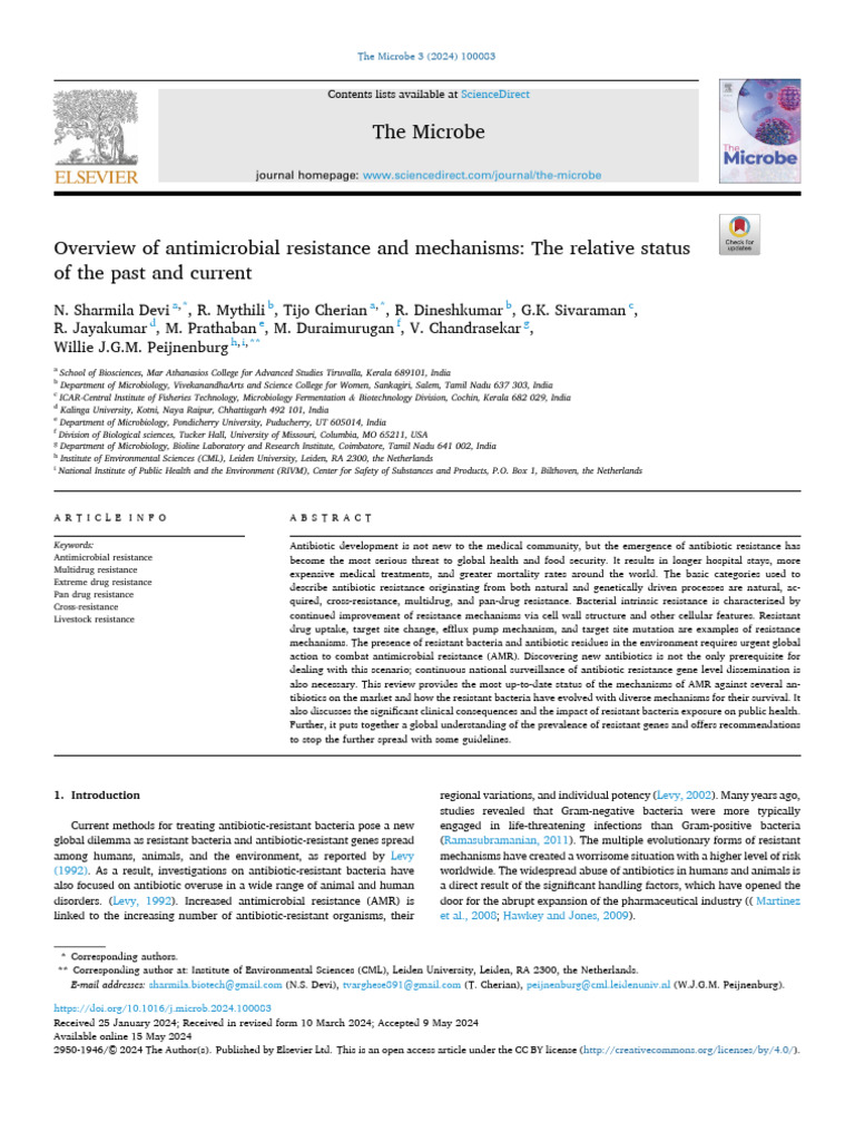 Antimicrobial Resistance Mechanisms Explained | PDF | Beta Lactamase ...