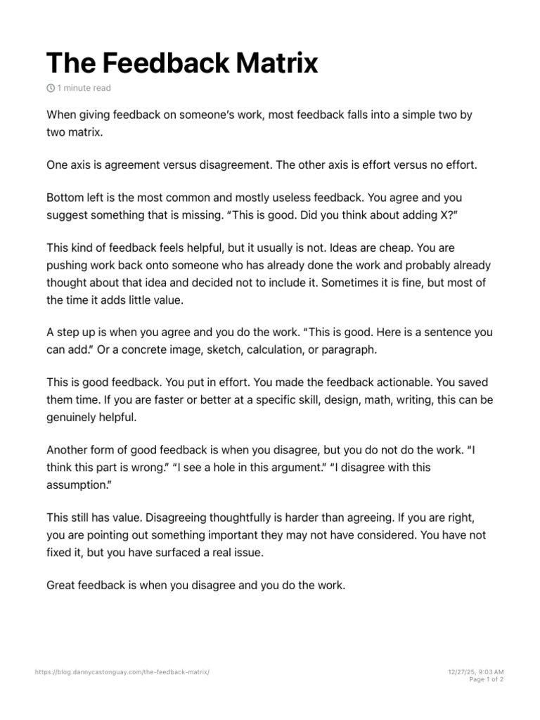 Effective Feedback Strategies Explained | PDF | Design
