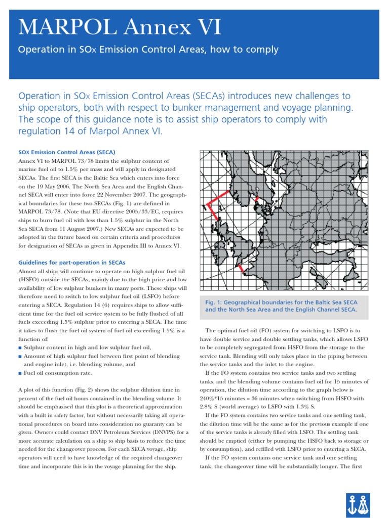 059_DNVSECASOX Emission Control Areas Fuel Oil Petroleum