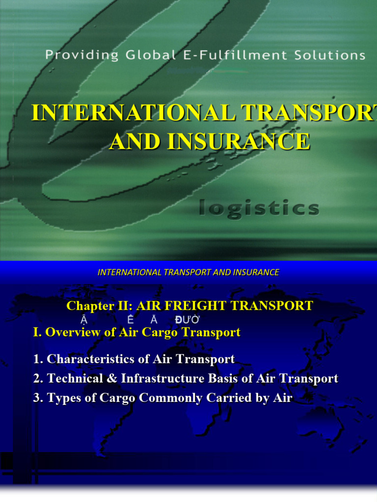 Chapter 2 - Air Freight Transport | PDF