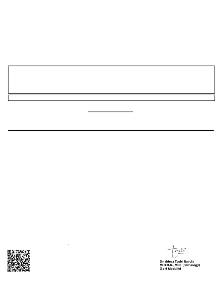 Sputum AFB Test Result Report | PDF
