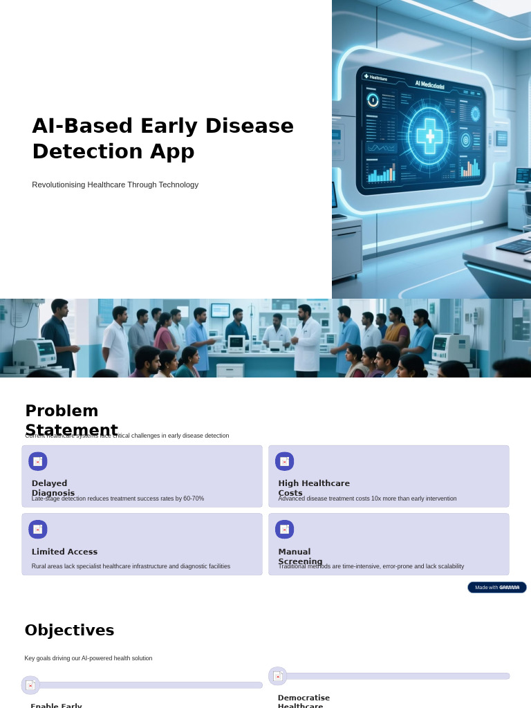 AI Early Disease Detection App Overview | PDF | Health Care ...