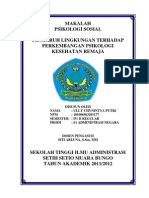 Download Makalah Psikologi Sosial Remaja  by Desi Susanti SN97258167 doc pdf