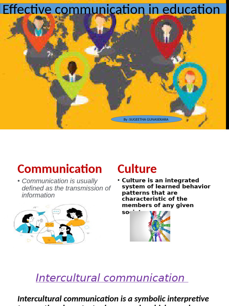 Intercultural Communication in Education | PDF