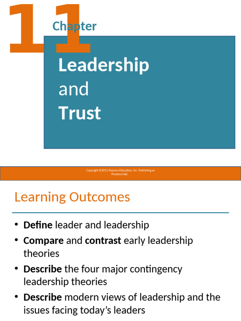 Leadership Theories and Trust Essentials | PDF | Leadership | Psychology