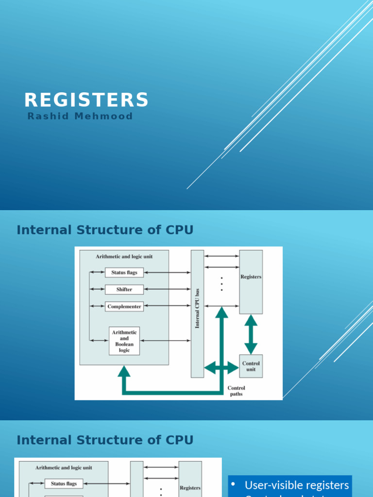 CPU Register Structures Explained | PDF | Central Processing Unit ...