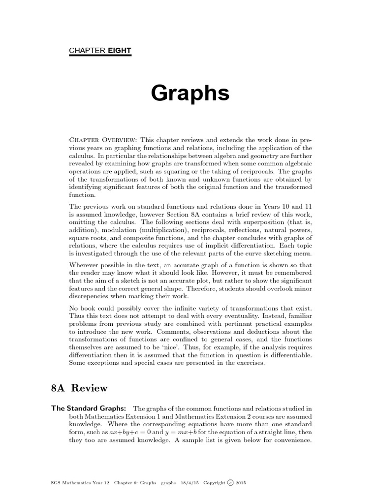 Understanding Graph Transformations | PDF | Function (Mathematics ...
