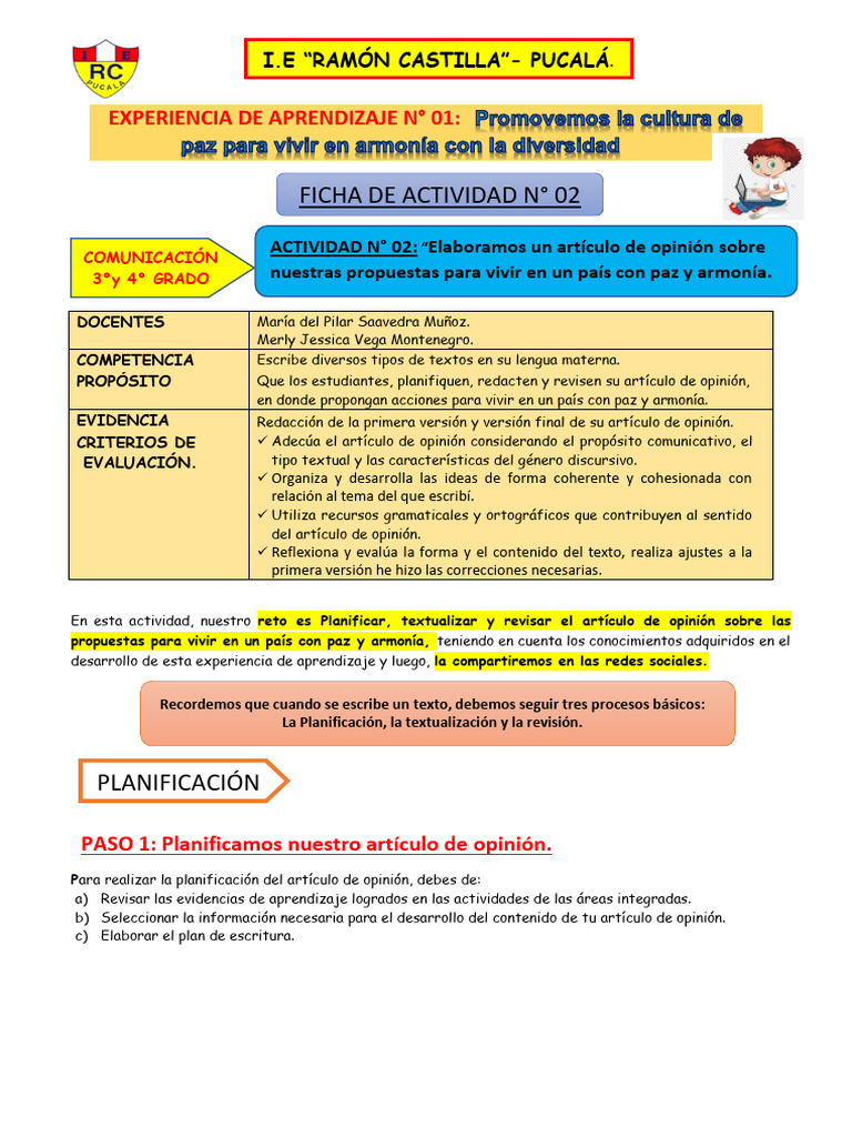 Articulo de Opinion | PDF | Comunicación humana