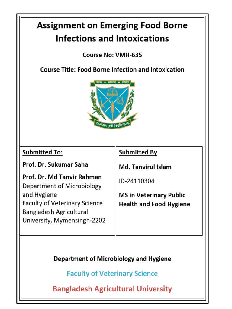 Emerging Foodborne Infections Overview | PDF | Foodborne Illness ...