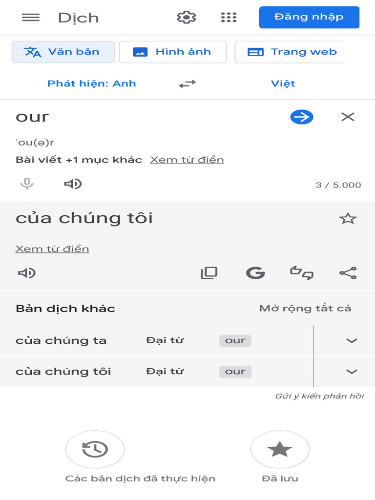 Google Dịch PDF
