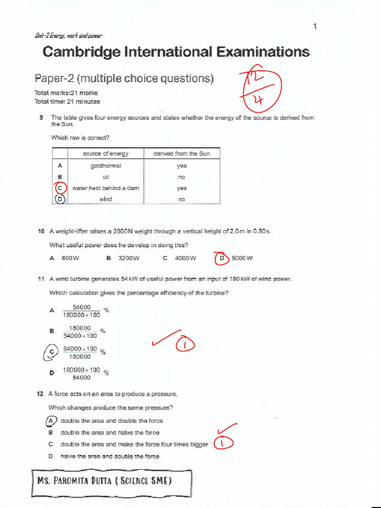 Answer Doc Unit2 Corrected | PDF