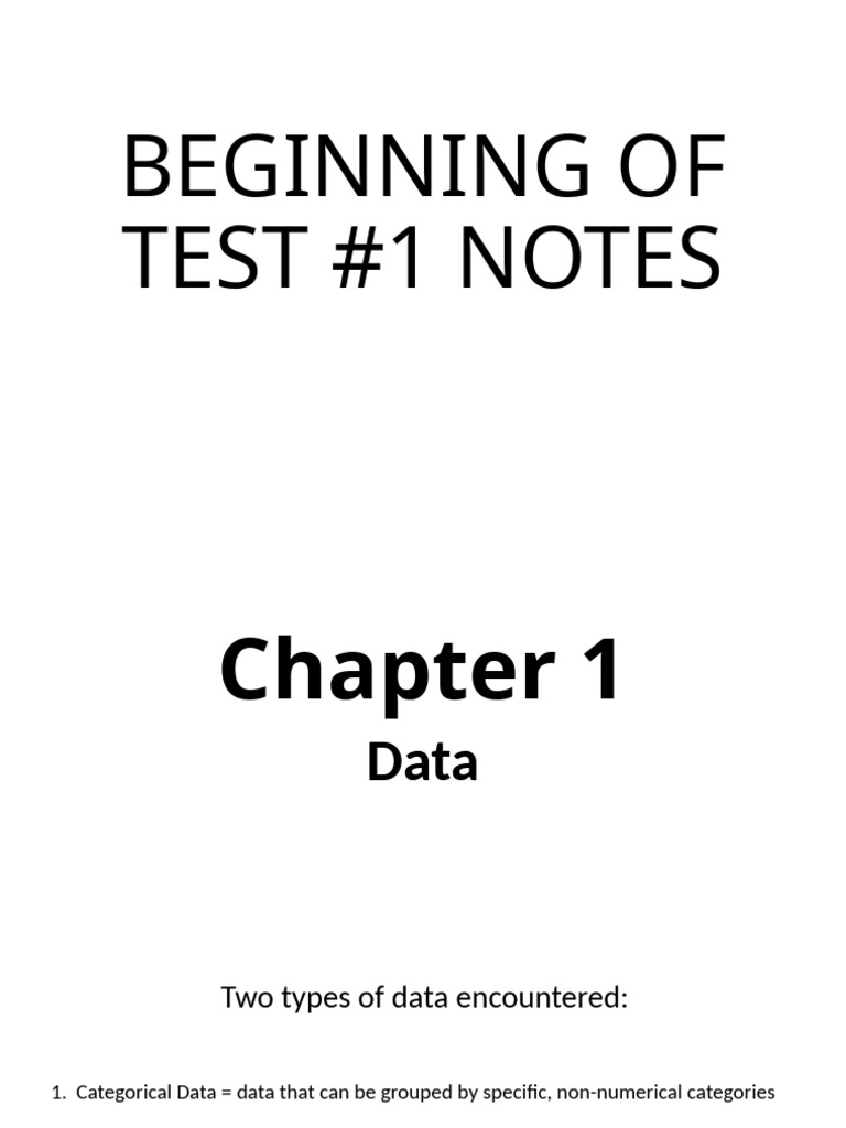 Understanding Data Types and Statistics | PDF | Standard Deviation ...