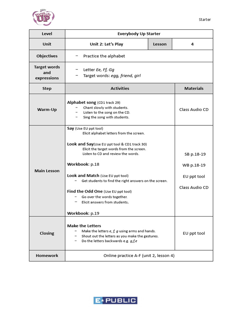EU2e L0 Unit2 Lesson4 | PDF