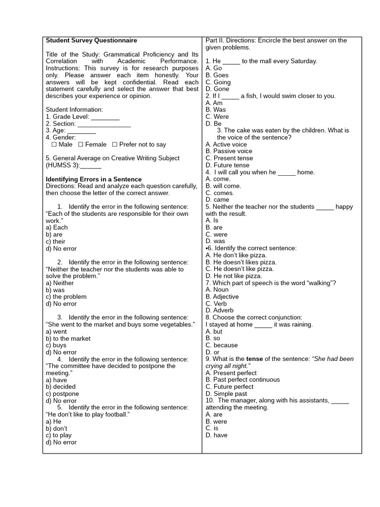 Revised Research Instruments | PDF