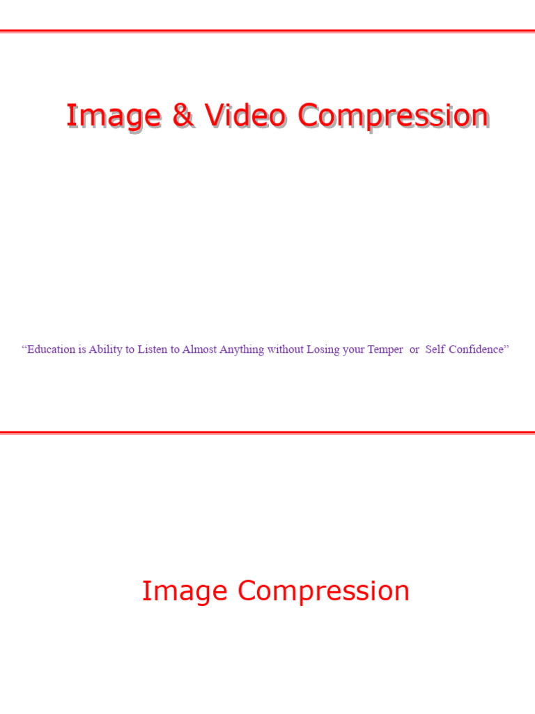 Transform Coding, JPEG & MPEG | PDF | Data Compression | Video