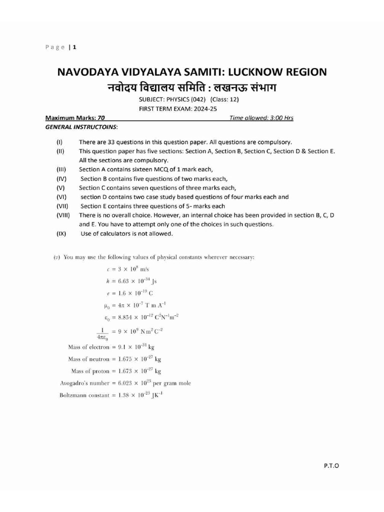 Phy 3 | PDF