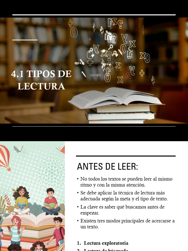Tipos de Lectura y Estrategias Efectivas | PDF | Cognición | Ciencia ...