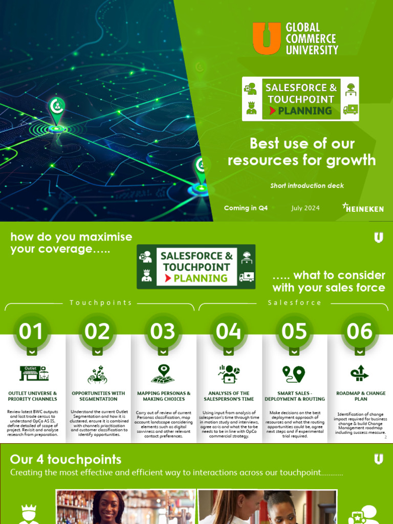 Sales Force Touchpoint Strategy Guide | PDF | Sales | Business