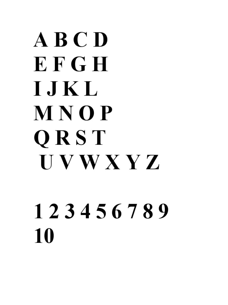 Abcd Efgh Ijkl Mnop QRST Uvwxyz 1 2 3 4 5 6 7 8 9 10 | PDF