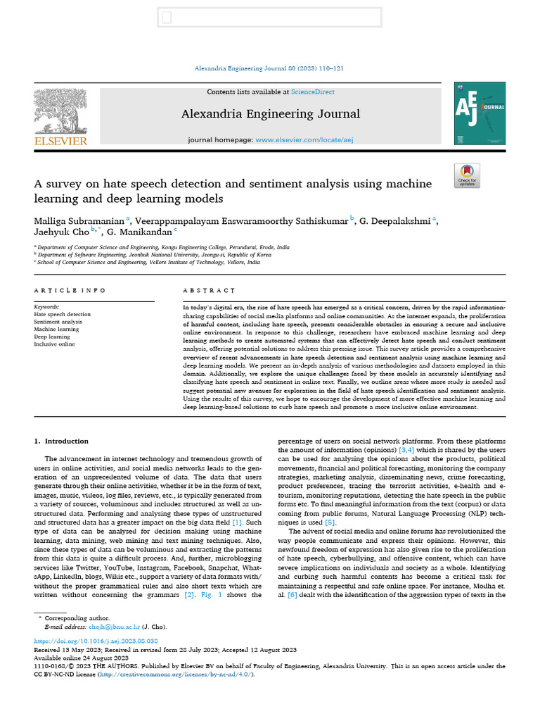 Hate Speech Detection Survey: ML & DL Insights | PDF | Machine Learning ...