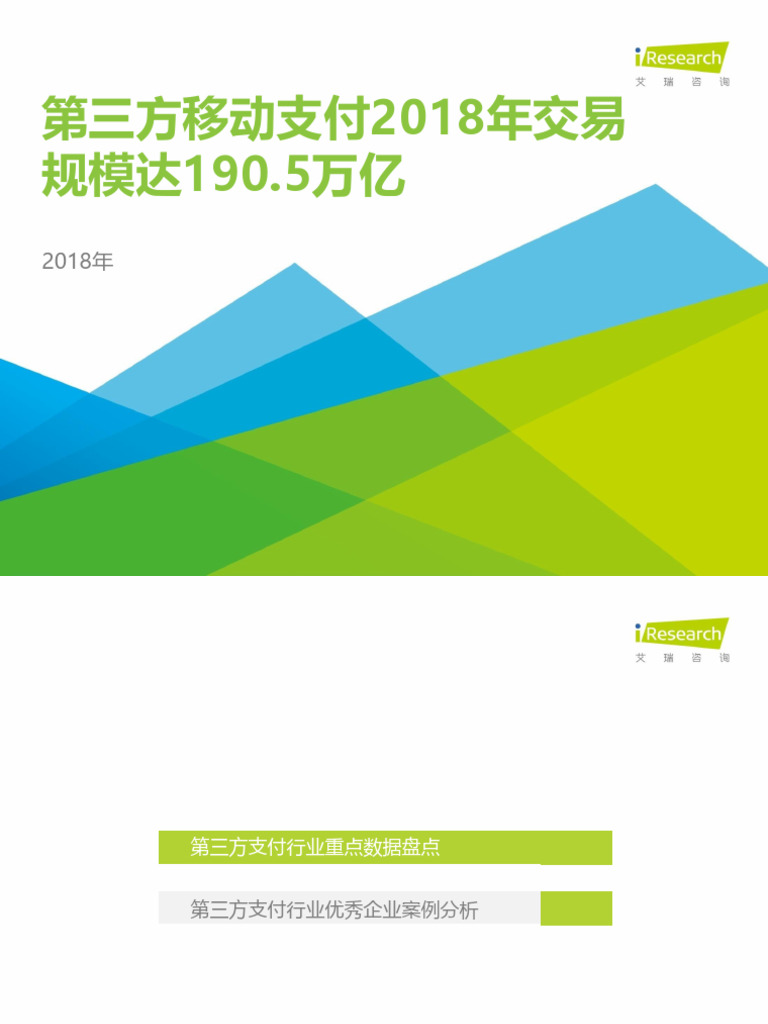52 中国第三方支付年度数据发布 | PDF