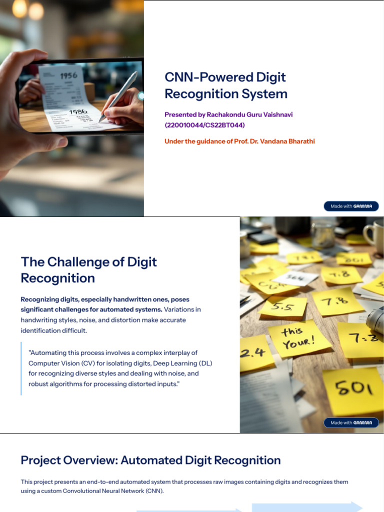 CNN-Based Handwritten Digit Recognition | PDF | Learning | Algorithms