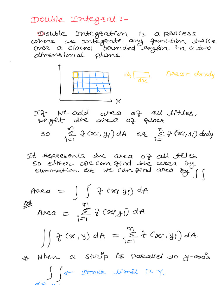 Double Integral | PDF