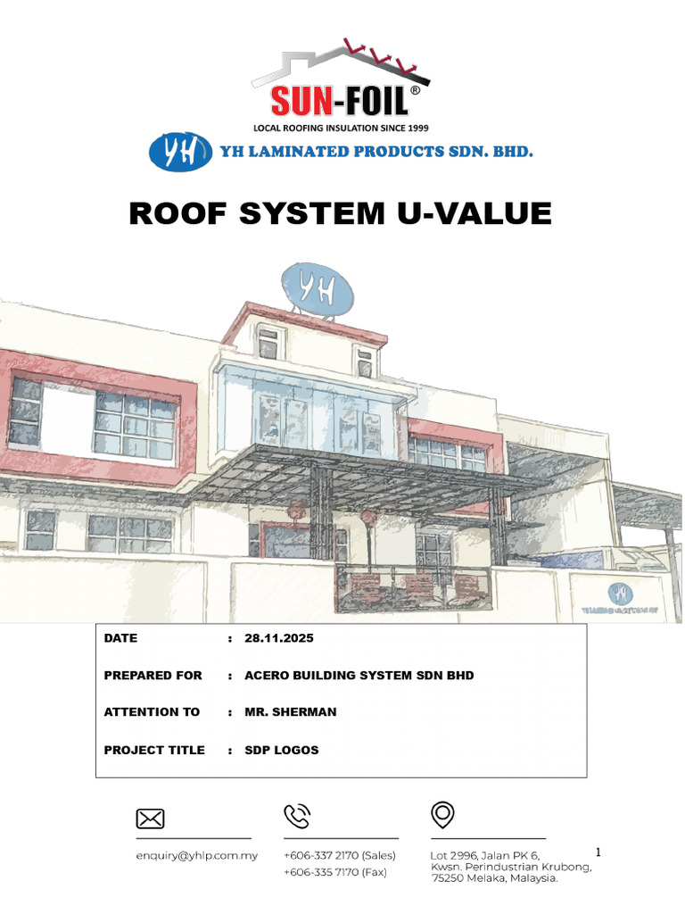 Roof System U-Value Calculation Guide | PDF