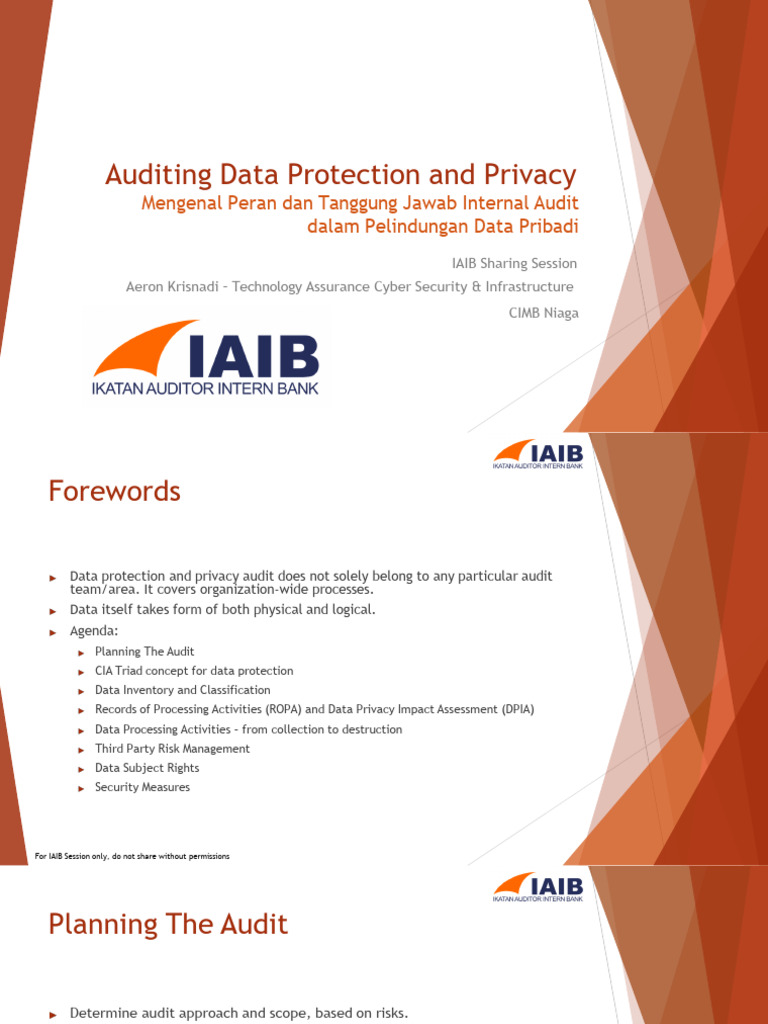 Data Protection Audit Framework Guide | PDF | Security | Computer Security