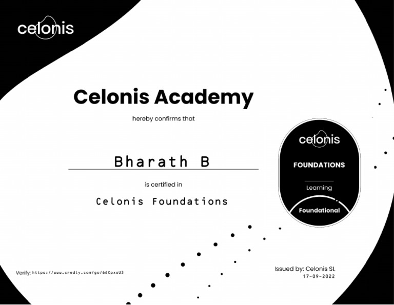 Celonis Foundations Badge20220917 46 7ienkn | PDF