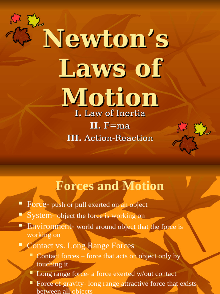 Newton's Laws of Motion Explained | PDF | Force | Inertia