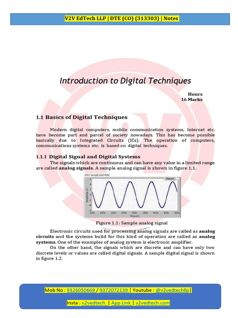 Digital Techniques Overview and Applications | PDF | Logic Gate | Mosfet