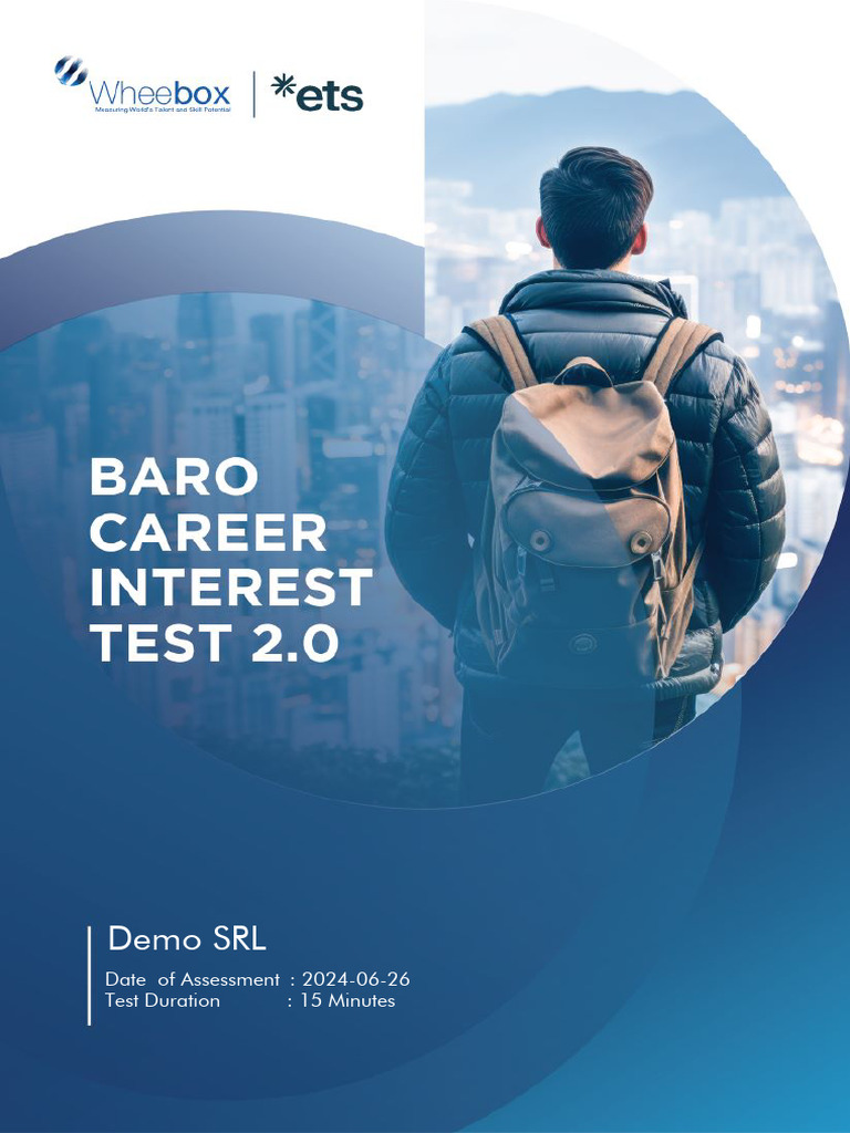 BARO Career Interest Test Results | PDF | Computer Security | Security