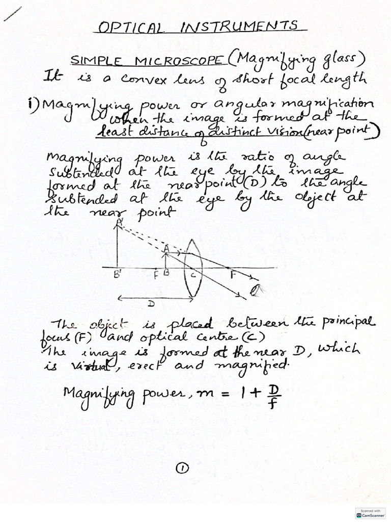 Optical Instruments | PDF