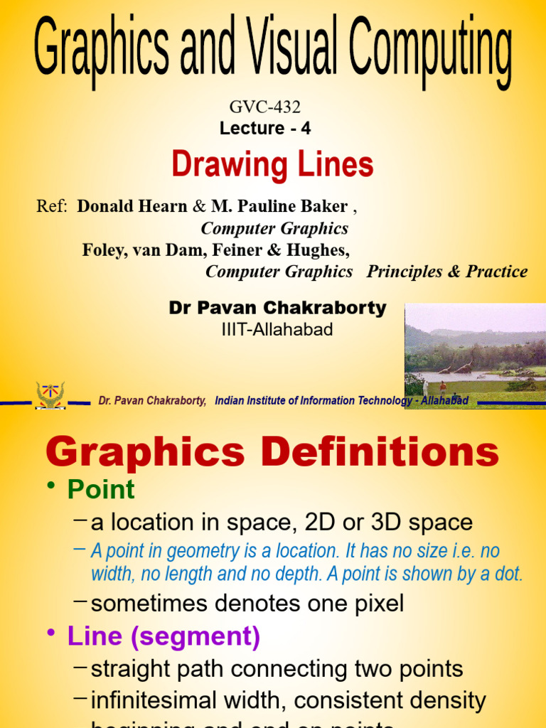 GVC04 Line Draw | PDF | Vertex (Geometry) | Mathematics