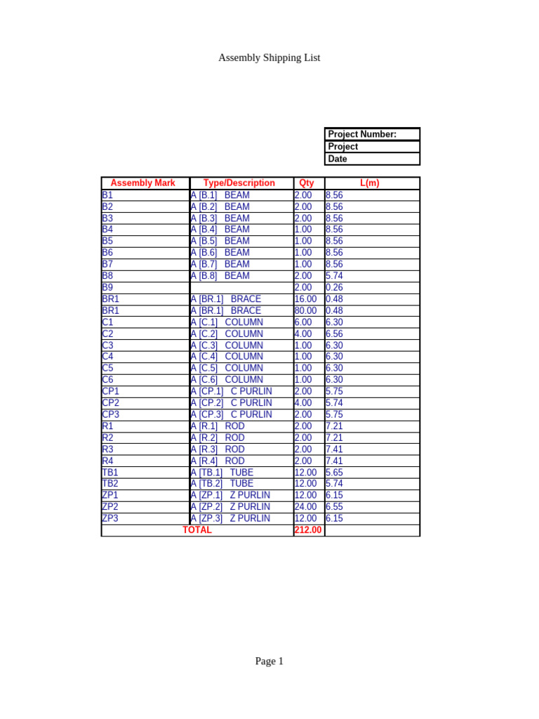 Assembly Shipping List Details | PDF | Chess
