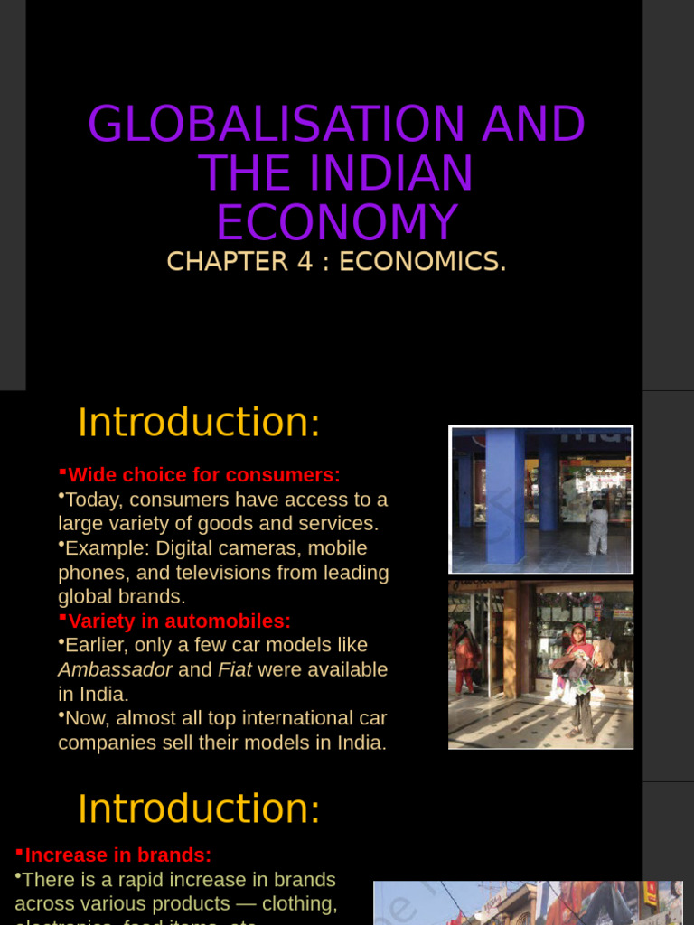 Globalization's Impact on Indian Economy | PDF