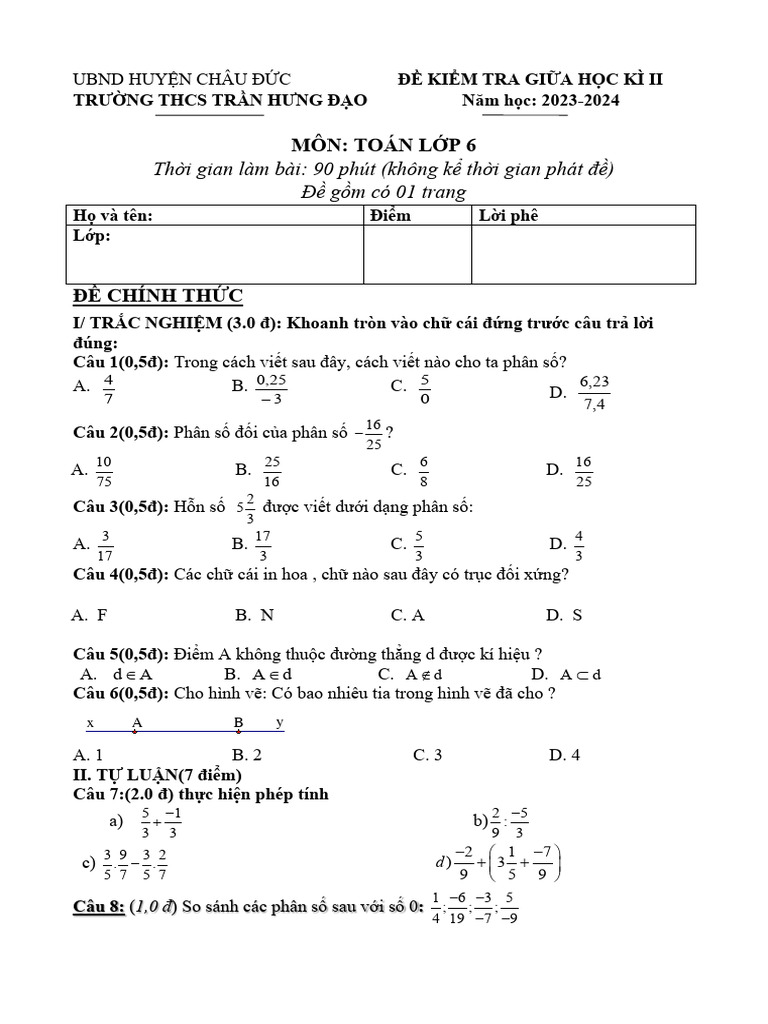 GK2 Lop 6 | PDF
