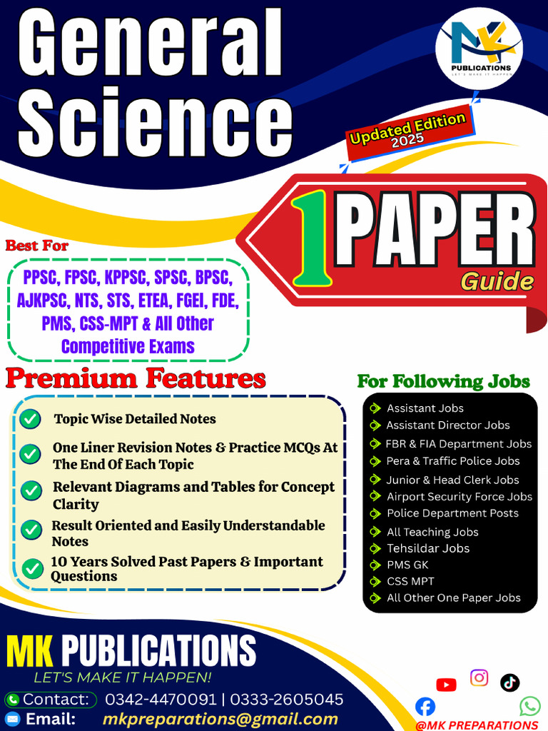 Comprehensive Science Study Guide | PDF | Nervous System | Endocrine System