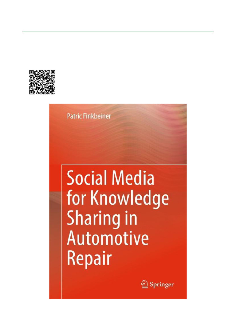 Social Media For Knowledge Sharing in Automotive Repair ISBN ...