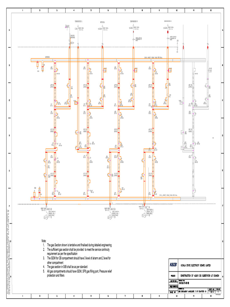 110kV Gas Section Design Guidelines | PDF | Chess Theory | Chess
